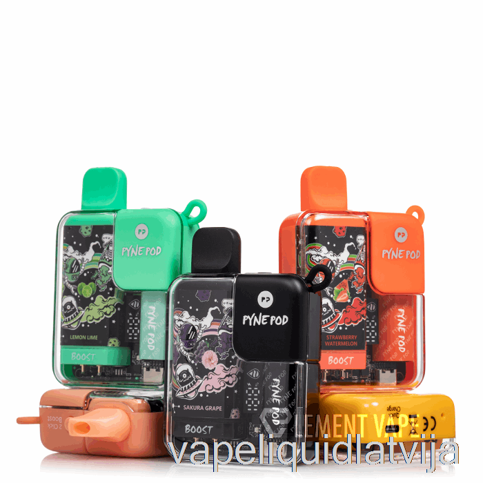 Pynepod 8500 Vienreizējās Lietošanas Dzidrs Vape šķidrums